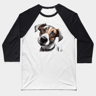 Dog Artwork Designs Baseball T-Shirt